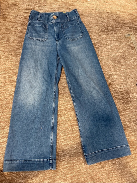 Maeve Denim - Maeve Wide-Leg High-Rise Jeans — Medium Blue Wash